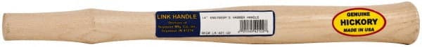 Made in USA - 14" Long Replacement Handle for Blacksmith Hammers - 7/8" Eye Length x 5/8" Eye Width, Hickory, 1-1/2 to 2-1/2 Lb Capacity, Material Grade Type A - Exact Tooling