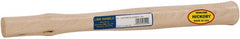 Made in USA - 16" Long Replacement Handle for Blacksmith Hammers - 1-1/4" Eye Length x 1" Eye Width, Hickory, Material Grade Type A - Exact Tooling