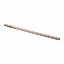 Made in USA - 36" Long Replacement Handle for Sledge Hammers - 1-1/2" Eye Length x 1-1/4" Eye Width, Hickory, 18 to 24 Lb Capacity, Material Grade Type A - Exact Tooling