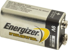 Energizer - Size 9V, Alkaline, 72 Pack, Standard Battery - 9 Volts, Miniature Snap Terminal, 6LR61, ANSI, IEC Regulated - Exact Tooling