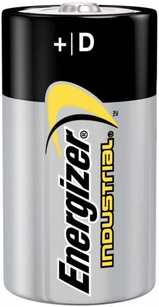 Energizer - Size D, Alkaline, 72 Pack, Standard Battery - 1.5 Volts, Flat Terminal, LR20, ANSI, IEC Regulated - Exact Tooling