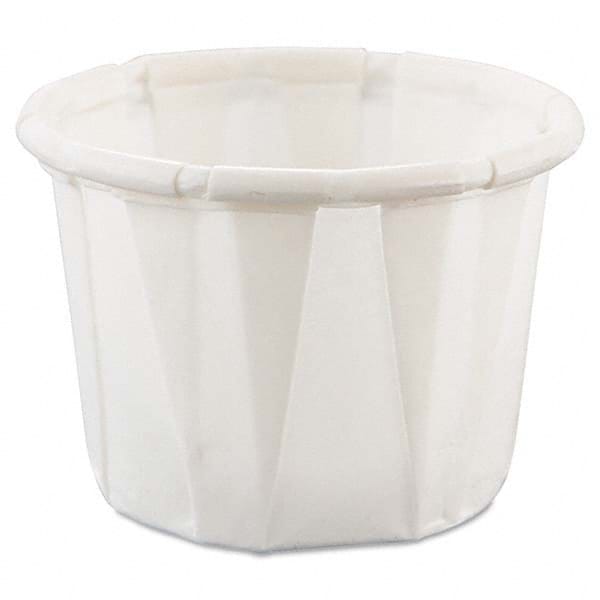 DART - Paper Portion Cups, .5 oz, White, 250/Bag, 20 Bags/Carton - Exact Tooling