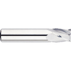 5/8 Dia. x 3 Overall Length 4-Flute Square End Solid Carbide SE End Mill-Round Shank-Center Cut-TiAlN - Exact Tooling