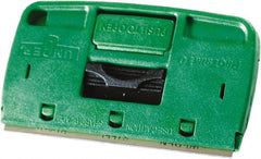 Unger - Stiff Carbon Steel 2-Edge Scraper - 4" Blade Length, Straight Handle - Exact Tooling