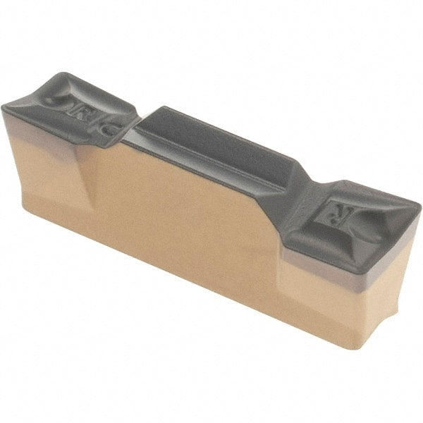 Iscar - 5004HFPR Grade IC8250, 5mm Cutting Width Carbide Grooving Insert - 2.5mm Max Depth of Cut, Right Hand, 0.4mm Corner Radius, TiCN/Al2O3/TiN Finish - Exact Tooling