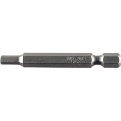 Wiha - 4mm Power Bit - 2-3/4" OAL - Exact Tooling