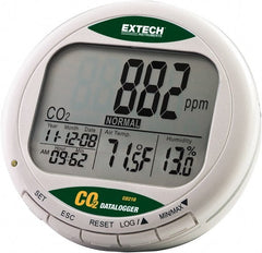 Extech - -14 to 140°F, 0 to 99.9% Humidity Range, Air Quality Monitor - Exact Tooling