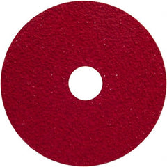 Norton - 7" Diam 7/8" Hole 50 Grit Fiber Disc - Coarse Grade, Ceramic Alumina - Exact Tooling