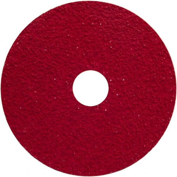 Norton - 7" Diam 7/8" Hole 24 Grit Fiber Disc - Very Coarse Grade, Ceramic Alumina - Exact Tooling