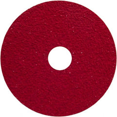 Norton - 7" Diam 7/8" Hole 24 Grit Fiber Disc - Very Coarse Grade, Ceramic Alumina - Exact Tooling
