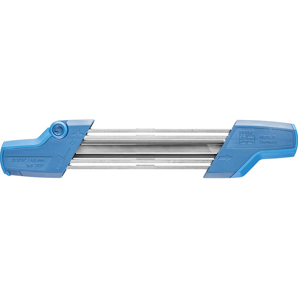 PFERD - 8" Double Cut Single Double Cut Half Round American Pattern File - Exact Tooling