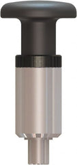 Made in USA - 1/2" Pin Diam, 0.86" Usable Length, Pull Knob Handle Quick Release Pin - 3.97" OAL - Exact Tooling
