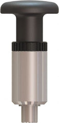 Made in USA - 1/2" Pin Diam, 0.57" Usable Length, Pull Knob Handle Quick Release Pin - 3.79" OAL - Exact Tooling