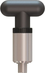 Made in USA - 1/2" Pin Diam, 0.57" Usable Length, T Handle Quick Release Pin - 4" OAL - Exact Tooling