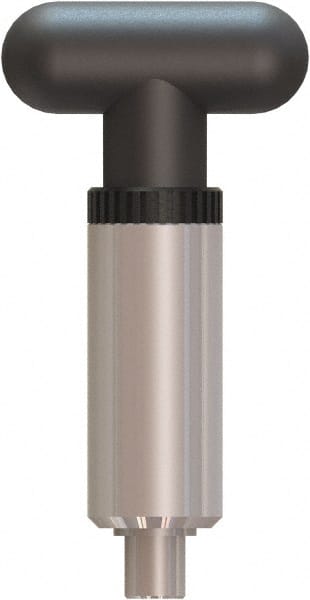 Value Collection - 1/2" Pin Diam, 0.57" Usable Length, T Handle Quick Release Pin - 4.65" OAL - Exact Tooling