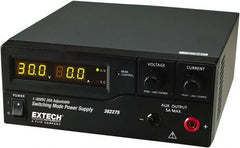 Extech - 600 Watt, 20 Amp, 30 VDC Output, Benchtop Power Supply - 1 Output, 7.9 Inch Wide x 8-1/2 Inch Deep x 3-1/2 Inch High, LED Display - Exact Tooling