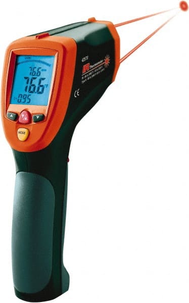 Extech - -50 to 2200°C (-58 to 3992°F) Infrared Thermometer - 50:1 Distance to Spot Ratio - Exact Tooling