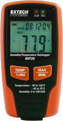 Extech - -40 to 158°F, 0 to 100% Humidity Range, Temp Recorder - Exact Tooling