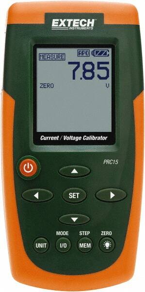 Extech - 0 VDC to 20 VDC, Current Calibrator - LCD Display, +/-0.01% Basic DC Accuracy, AA Power Supply - Exact Tooling