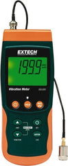 Extech - 10Hz to 1kHz (mm), LCD Vibration Meter Datalogger - 6 AA Batteries - Exact Tooling