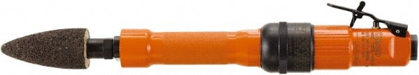 Dotco - 3/8" Collet, Straight Handle, Extended Length Air Die Grinder - 14,000 RPM, Side Exhaust, 21 CFM, 1.4 hp, 90 psi, 3/8" Inlet - Exact Tooling