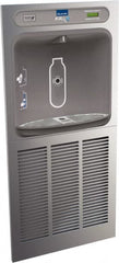 ELKAY - 8 GPH Cooling Capacity In Wall Recessed Water Cooler & Fountain - In-Wall, 20 to 105 psi, 0.20 hp, Stainless Steel - Exact Tooling