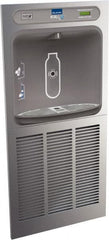 ELKAY - 8 GPH Cooling Capacity In Wall Recessed Water Cooler & Fountain - In-Wall, 20 to 105 psi, 0.20 hp, Stainless Steel - Exact Tooling