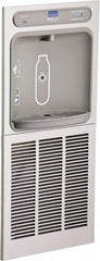 ELKAY - 8 GPH Cooling Capacity Barrier Free Wall Mounted Water Cooler & Fountain - In-Wall, 20 to 105 psi, 0.20 hp, Stainless Steel - Exact Tooling