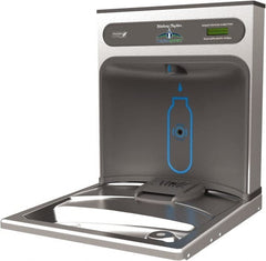 Halsey Taylor - 8 GPH Cooling Capacity Retro Fit Water Cooler & Fountain - Retro-Fit Bottle Filling Station, 20 to 105 psi, 0.20 hp, Stainless Steel - Exact Tooling
