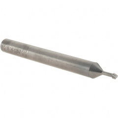 Scientific Cutting Tools - M3x0.50 Metric Coarse, 0.09" Cutting Diam, 3 Flute, Solid Carbide Helical Flute Thread Mill - Internal Thread, 0.225" LOC, 2-1/2" OAL, 1/4" Shank Diam - Exact Tooling