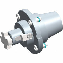 Exsys-Eppinger - ER25 PRECI-FLEX Taper Shank 1" Pilot Diam Shell Mill Holder - 1-15/64" Flange to Nose End Projection - Exact Tooling