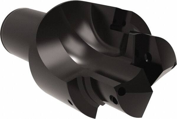 Allied Machine and Engineering - AND10050, MS 33649, SAE AS5202 Standard, 1-7/8-12, 24 Tube Dash Number, 60° Porting Angle, 1.898" Pilot Diam, 1-1/2" Shank Diam, Indexable Spade Blade Insert Porting Tool - 2 Porting Inserts, 5-7/8" Overall Length - Exact Tooling