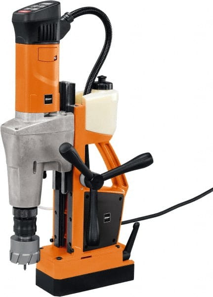 Fein - 3/4" Chuck, 2" Travel, Portable Magnetic Drill Press - 120-240 & 260-520 RPM, 1300 Watts - Exact Tooling