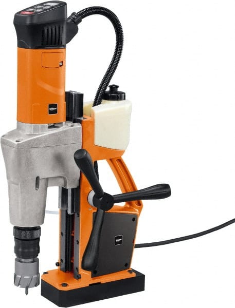Fein - 3/4" Chuck, 2" Travel, Portable Magnetic Drill Press - 130-260 & 260-520 RPM, 1200 Watts - Exact Tooling