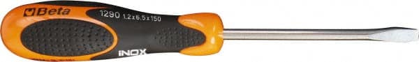 Beta - 2.5mm Blade Width, Standard Slotted Screwdriver - Round Shank, Ergonomic Handle - Exact Tooling