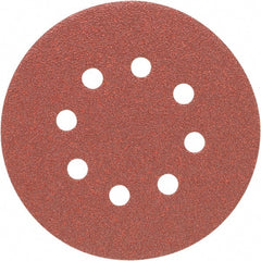 Porter-Cable - 5" Diam, 120 Grit, Aluminum Oxide Hook & Loop Disc - Fine Grade, Coated, C Weight Paper Backing, - Exact Tooling