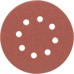 Porter-Cable - 5" Diam, 180 Grit, Aluminum Oxide Hook & Loop Disc - Very Fine Grade, Coated, C Weight Paper Backing, - Exact Tooling
