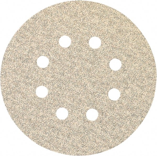 Porter-Cable - 5" Diam, 40 Grit, Zirconia Alumina Hook & Loop Disc - Coarse Grade, Coated, C Weight Paper Backing, - Exact Tooling