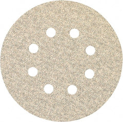 Porter-Cable - 5" Diam, 220 Grit, Zirconia Alumina Hook & Loop Disc - Very Fine Grade, Coated, C Weight Paper Backing, - Exact Tooling