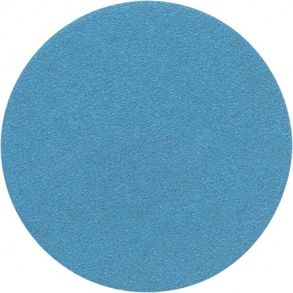 Porter-Cable - 6" Diam, 120 Grit, Zirconia Alumina Hook & Loop Disc - Fine Grade, Coated, C Weight Paper Backing, - Exact Tooling