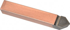 Made in USA - 5/8 x 5/8" Shank, Pointed Nose Single Point Tool Bit - D-10, Grade C6 - Exact Tooling