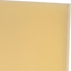 Made in USA - 1/4" Thick x 24" Wide x 2' Long, Polyurethane Sheet - Natural, 75D Hardness, ±0.015 Tolerance - Exact Tooling