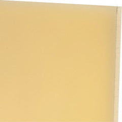 Made in USA - 1/4" Thick x 12" Wide x 1' Long, Polyurethane Sheet - Natural, 75D Hardness, ±0.015 Tolerance - Exact Tooling
