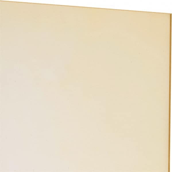 Made in USA - 1/16" Thick x 12" Wide x 1' Long, Polyurethane Sheet - Natural, 80A Hardness, ±0.010 Tolerance - Exact Tooling