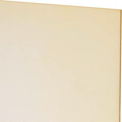 Made in USA - 1/16" Thick x 12" Wide x 1' Long, Polyurethane Sheet - Natural, 80A Hardness, ±0.010 Tolerance - Exact Tooling