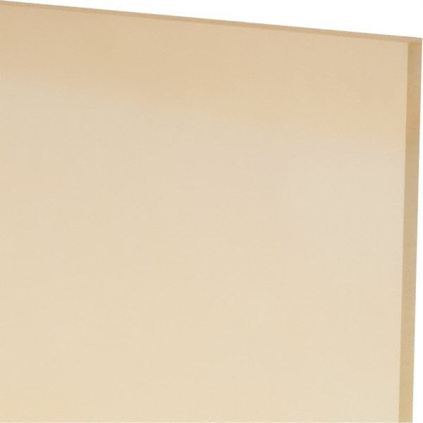 Made in USA - 3/16" Thick x 12" Wide x 1' Long, Polyurethane Sheet - Natural, 90A Hardness, ±0.010 Tolerance - Exact Tooling
