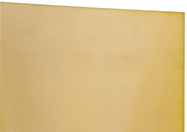 Made in USA - 1/4" Thick x 24" Wide x 1' Long, Polyurethane Sheet - Natural, 90A Hardness, ±0.015 Tolerance - Exact Tooling