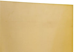 Made in USA - 1/4" Thick x 24" Wide x 1' Long, Polyurethane Sheet - Natural, 90A Hardness, ±0.015 Tolerance - Exact Tooling