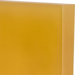 Made in USA - 1" Thick x 12" Wide x 1' Long, Polyurethane Sheet - Natural, 90A Hardness, ±0.025 Tolerance - Exact Tooling