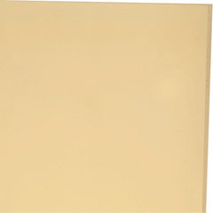 Made in USA - 1/8" Thick x 24" Wide x 1' Long, Polyurethane Sheet - Natural, 95A Hardness, ±0.010 Tolerance - Exact Tooling